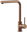 Single lever basin mixer, matt copper JK125PG
