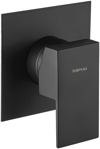 SAPHO Spectre concealed shower mixer, 1 outlet, black matt 1102-76B - Tap - Main image