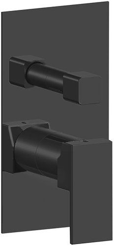 SAPHO Spectre concealed shower mixer, 3 outlets, mat black 1102-87B - Tap - Main image