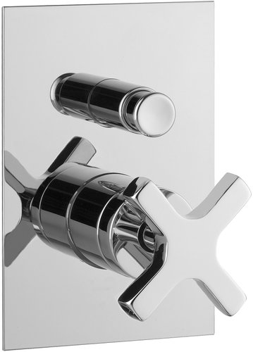 SAPHO Trax concealed shower mixer, 2 outlets, chrome 685 - Tap - Main image