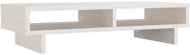 SHUMEE Monitor stand white 60 × 27 × 14 cm solid pine wood - Stand