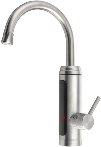 AQUALINE Electric mixer with instantaneous water heater, 230V, 3kW, stainless steel - Water Heater Faucet - Main image