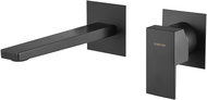 SAPHO LATUS podomítková dvouprvková umyvadlová baterie, černá mat - Tap