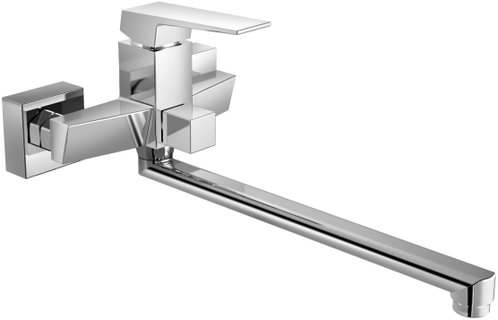 AQUALINE RITMO wall-mounted basin/tub mixer, chrome - Tap - Main image