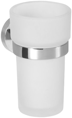SAPHO Larissa Glass, milky glass, chrome WS004 - Toothbrush Holder - Main image