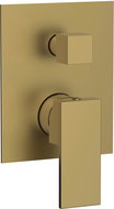 SAPHO CUBEMIX concealed shower mixer, 2 outlets, matt gold CM042GB - Tap