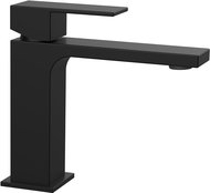 SAPHO CUBEMIX basin mixer without spout, black matt CM002B - Tap