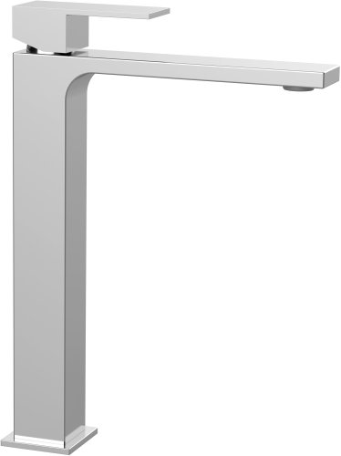 SAPHO CUBEMIX pedestal basin mixer, tall, without spout, chrome CM006 - Tap - Main image