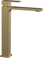 SAPHO CUBEMIX pedestal basin mixer, tall, without spout, matt gold CM006GB - Tap