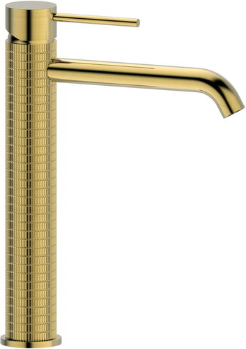 SAPHO FLAWO basin mixer without spout, gold matt FR678GB - Tap - Main image