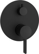 SAPHO ICONIC concealed shower mixer, 2 outlets, mat black AF042B - Tap