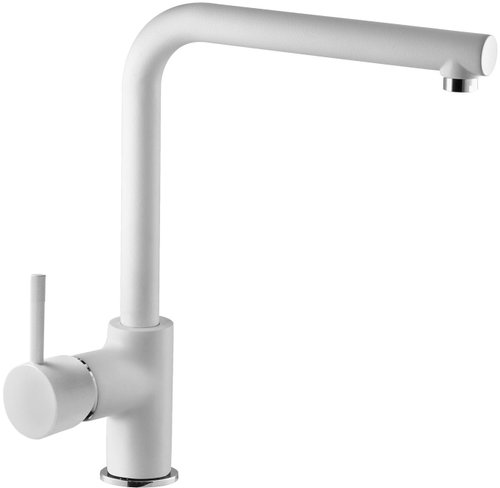 SAPHO INOVA pedestal basin mixer, white matt RH125W - Tap - Main image