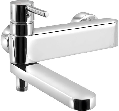 SAPHO RHAPSODY wall-mounted bath mixer, swivel arm, chrome 5586 - Tap - Main image