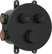 SAPHO SMART SELECT concealed thermostatic shower mixer, box, 2 outlets, matt black RP032B - Tap