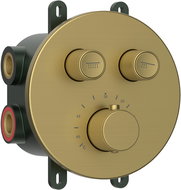 SAPHO SMART SELECT concealed thermostatic shower mixer, box, 2 outlets, gold matt RP032GB - Tap