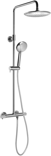 SAPHO SOLARIS shower column with thermostatic mixer, chrome WD139 - Shower Set - Main image