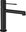 Basin mixer without spout, black matt WD002B