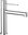 Pedestal basin mixer without waste, chrome WD002