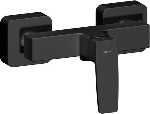 SAPHO TURSI wall-mounted shower mixer, black matt TI011B - Tap - Main image