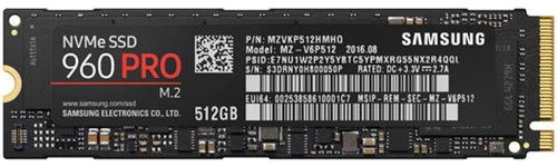 Samsung 960 PRO 512GB - SSD - Main image
