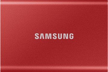Samsung Portable SSD T7 1TB červený  - Externí disk 