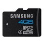 Samsung MicroSDHC 4GB Class 4 + SD adaptér - Paměťová karta