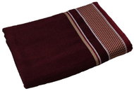 Sasco global Osuška Cubes bordó 70 × 140 cm - Bath Towel