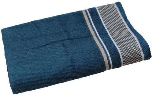 Sasco global Osuška Cubes zelená 70 × 140 cm - Bath Towel - Main image