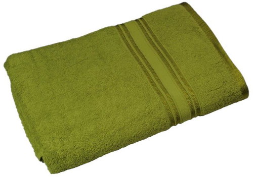 Sasco global Osuška Double strips zelená 70 × 140 cm - Bath Towel - Main image