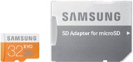 Samsung micro SDHC 32GB Class 10 EVO + SD adaptér - Pamäťová karta