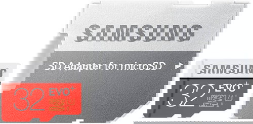 Samsung Micro SDHC 32GB EVO Plus + SD Adapter - Memory Card - Main image