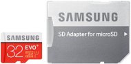 Samsung micro SDHC 32GB EVO Plus + SD adapter - Memóriakártya