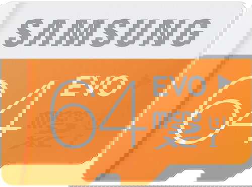 Samsung micro SDXC 64GB Class 10 EVO Main image Samsung micro SDXC 64GB Class 10 EVO - Memory Card - Main image