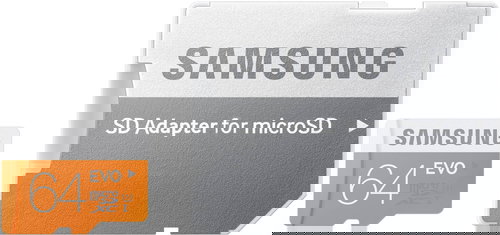 Samsung EVO Micro SDXC-Card Class 10 64 GB + SD-Adapter Hauptbild Samsung EVO Micro SDXC-Card Class 10 64 GB + SD-Adapter - Speicherkarte - Hauptbild