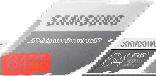 Samsung micro SDXC 64GB EVO Plus + SD Adapter - Memory Card - Main image