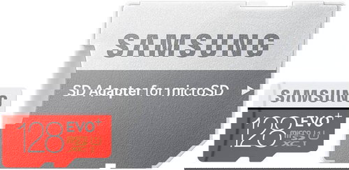 Samsung MicroSDXC 128GB EVO Plus Class 10 UHS-I + SD Adapter - Memory Card - Main image