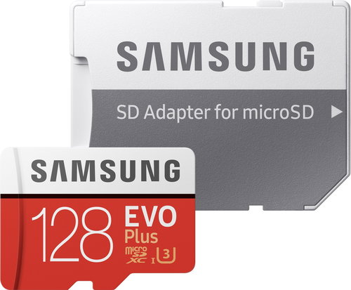 Samsung MicroSDXC 128GB EVO Plus Class 10 UHS-I + SD Adapter - Memory Card - Main image