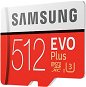 Samsung MicroSDXC 512GB EVO Plus UHS-I U3 + SD Adapter - Memory Card