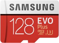 Samsung MicroSDXC 128 GB EVO Plus UHS-I U3 + SD adapter - Memóriakártya