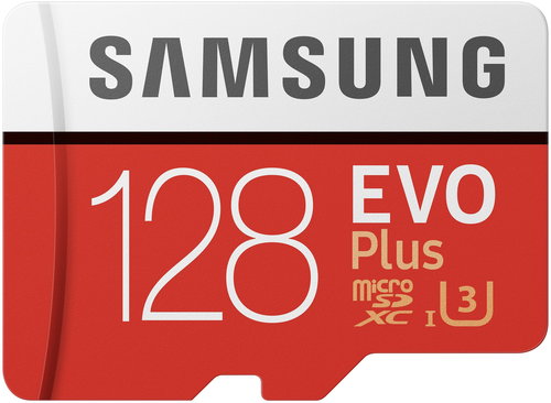 Samsung MicroSDXC 128GB EVO Plus UHS-I U3 + SD Adapter Main image Samsung MicroSDXC 128GB EVO Plus UHS-I U3 + SD Adapter - Memory Card - Main image