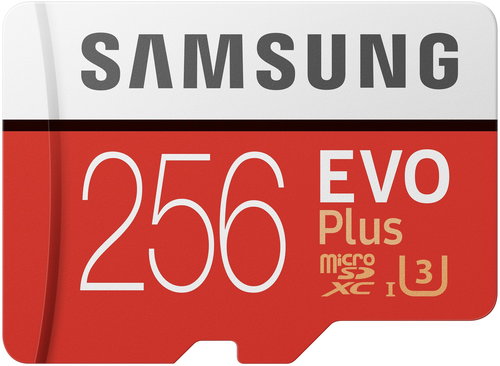 Samsung MicroSDXC 256GB EVO Plus UHS-I U3 + SD adapter - Memóriakártya - Fő fotó