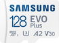 Samsung MicroSDXC 128GB EVO Plus + SD adapter - Memóriakártya