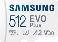 Samsung MicroSDXC 512GB EVO Plus + SD adaptér - Paměťová karta