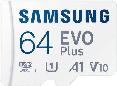 Samsung MicroSDXC 64GB EVO Plus 2024 + SD adapter - Memóriakártya - Fő fotó