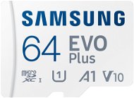 Samsung MicroSDXC 64GB EVO Plus 2024 + SD adapter - Memóriakártya