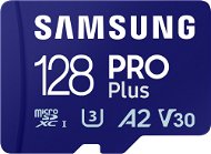 Speicherkarte Samsung MicroSDXC 128 GB PRO Plus + SD-Adapter (2023) - Paměťová karta
