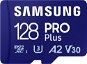 Memóriakártya Samsung MicroSDXC 128 GB PRO Plus + SD adapter (2023) - Paměťová karta