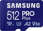 Samsung MicroSDXC 512GB PRO Plus + SD adapter (2023) - Memóriakártya