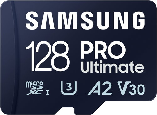 Samsung MicroSDXC 128GB PRO Ultimate + SD adapter - Memory Card - Main image