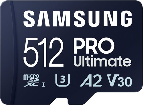 Samsung MicroSDXC 512GB PRO Ultimate + SD adapter - Memory Card - Main image